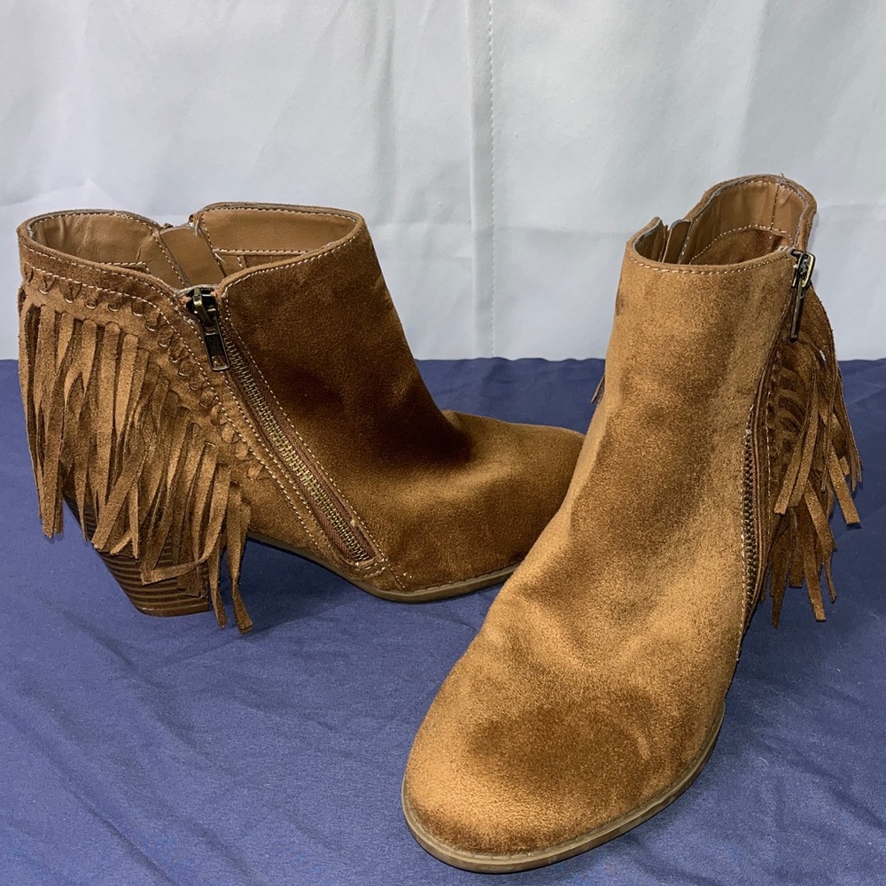 Indigo Rd Fringe Ankle Booties